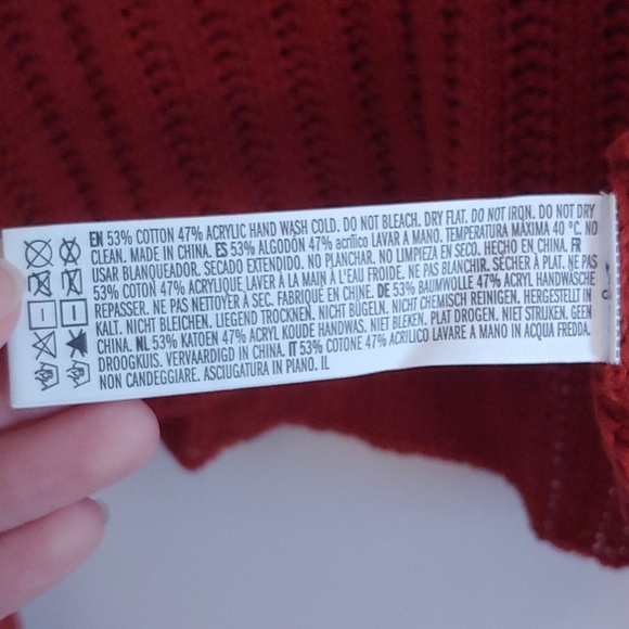 Open-knit cropped sweater - Picture 5 of 8